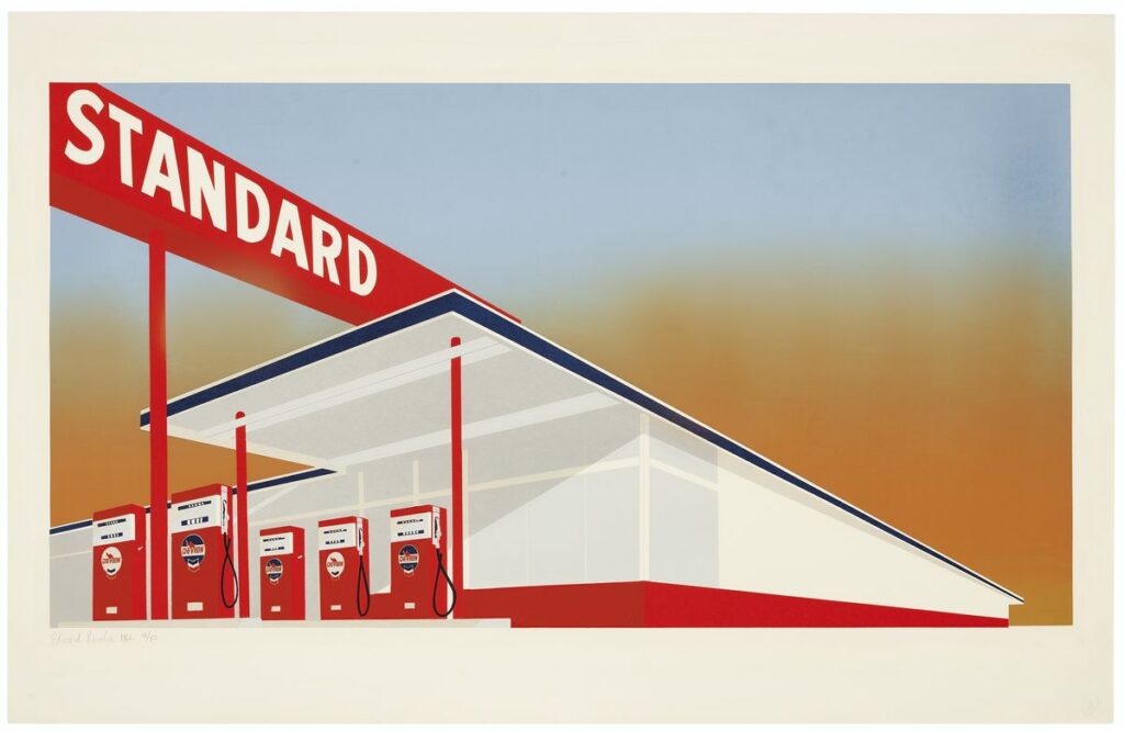 Эд Рушей, «Стандартная станция» (1966) / Ed Ruscha, Standard Station | Московский антиквар