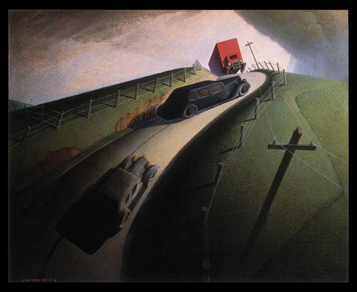Грант Вуд. «Смерть на Ридж-роуд» (Death on Ridge Road, 1935 /Московский антиквар
