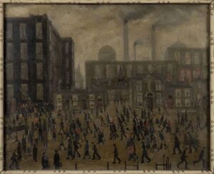 Ранний шедевр Л. С. Лоури «На пути к фабрике» (1926) (источник: Lyon & Turnbull) | Московский антиквар