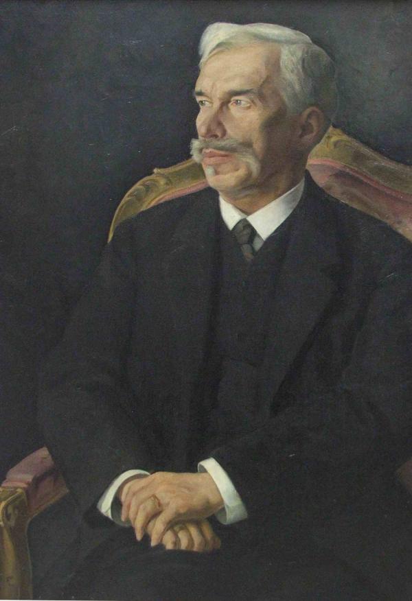 Д. Мельников. Портрет С. И. Щукина. 1915 | Антикмедиа