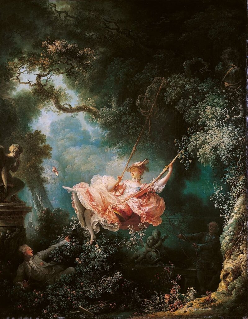 Жан-Оноре Фрагонар «Качели» (1767) | Антикмедиа