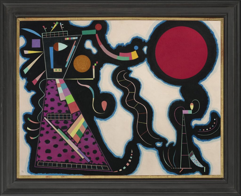 Василий Кандинский «Красный круг» (апрель 1939 года) | Антикмедиа