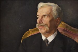 Д. Мельников. Портрет С. И. Щукина. 1915. (Фрагмент) Пушкинский музей, Москва | Антикмедиа