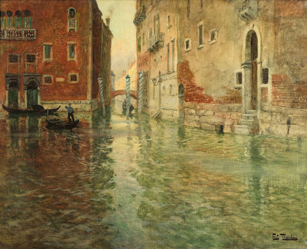 Фриц Таулов, картина Уголок Венеции, 1894 год, ГМИИ им. Пушкина | Антикмедиа